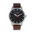 Renegade Leather-Band Watch - Black/Brown