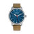 Renegade Leather-Band Watch - Blue/Brown