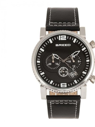 Breed Watches Ryker Chronograph Leather-Band Watch With Date product