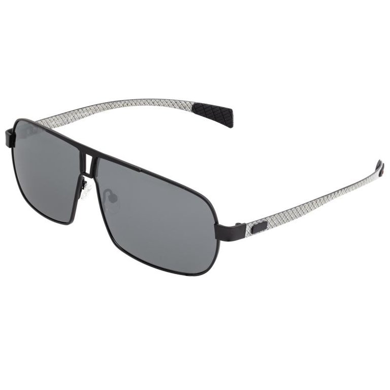 Sagittarius Titanium Polarized Sunglasses - Black/Black