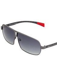 Sagittarius Titanium Polarized Sunglasses - Gunmetal/Black