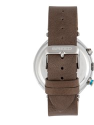 Tempest Chronograph Leather-Band Watch With Date