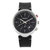 Tempest Chronograph Leather-Band Watch With Date - Black