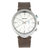 Tempest Chronograph Leather-Band Watch With Date - Grey/White
