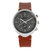 Tempest Chronograph Leather-Band Watch With Date - Brown/Grey