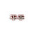 Texas A&M Logo Studs - White And Maroon Acrylic