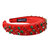 Velvet Headband - Red