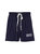 Navy Pinstripe Shorts