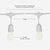 Ambience Pro LED String Lights - S14, 2W, 48 Ft, White