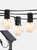Ambience Pro Solar LED String Lights - G45, 1W, 3000K - Soft White