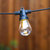 Ambience Solar Filament Non-Hanging String Lights - S14, 3000K