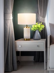 Arden LED Table Lamp with Built-in USB Charger Port