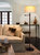 Caden LED Swing Arm Floor Lamp