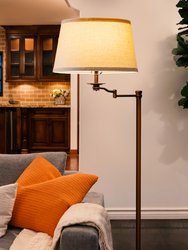 Caden LED Swing Arm Floor Lamp