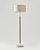 Carter LED Floor Lamp - Walnut