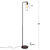 Elizabeth LED Floor Lamp with Glass Shade