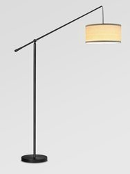 Hudson LED Arc Floor Lamp - Black