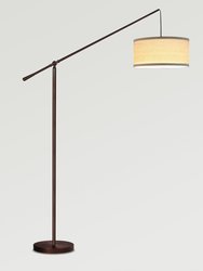 Hudson LED Arc Floor Lamp - Bronze