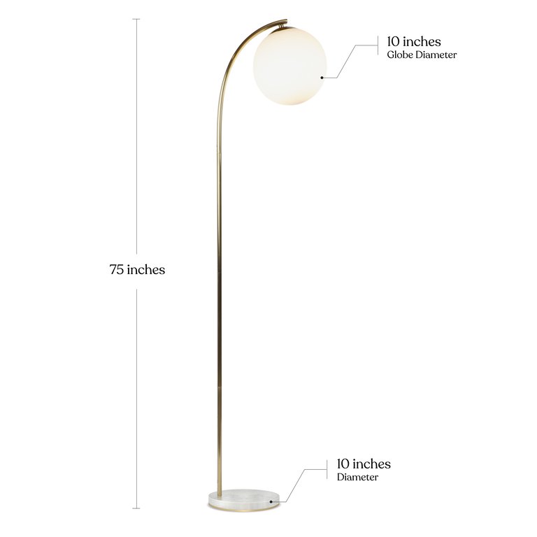 Luna Drop LED Floor Lamp