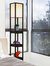 Maxwell Drawer LED Shelf Floor Lamp