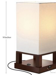 Maxwell Table LED Desk Lamp with Built-In USB Port