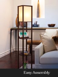Maxwell Wireless Charger LED Shelf Floor Lamp