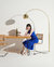 Olivia LED Arc Floor Lamp