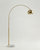 Olivia LED Arc Floor Lamp - Brass