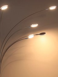 Orion 5 LED Arc Floor Lamp with 5 Lamp Heads