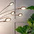 Orion 5 LED Arc Floor Lamp with 5 Lamp Heads