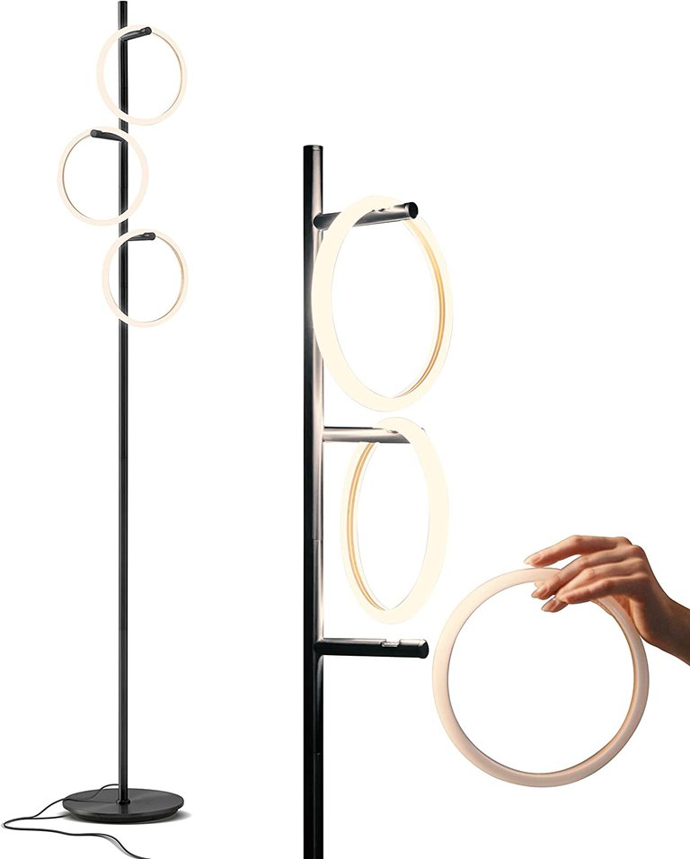 Saturn LED Floor Lamp - Black