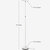 Sky Flux LED Torchiere Floor Lamp with Color Temperature Changing Light Options