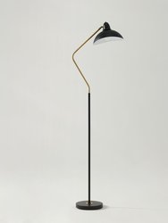 Swoop LED Floor Lamp with Adjustable Downlight Lamp Head
