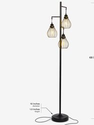 Teardrop LED Industrial Floor Lamp