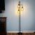 Teardrop LED Industrial Floor Lamp - Black