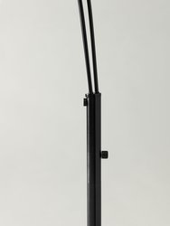 Trilage 3 Head LED Arc Floor Lamp