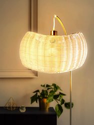 Wave Pendant LED Floor Lamp