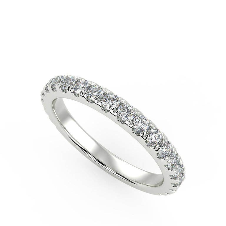 River of Light Band In White Gold (1.05 Ct. Tw.)