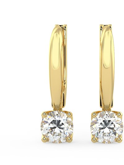 Brilliant Carbon Sirius Drop Earrings - Yellow Gold - Multiple Sizes product