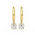 Sirius Drop Huggies In Yellow Gold (1.00 Ct. Tw.) - Yellow Gold