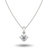 Sirius Solitaire Necklace - Multiple Sizes - White Gold