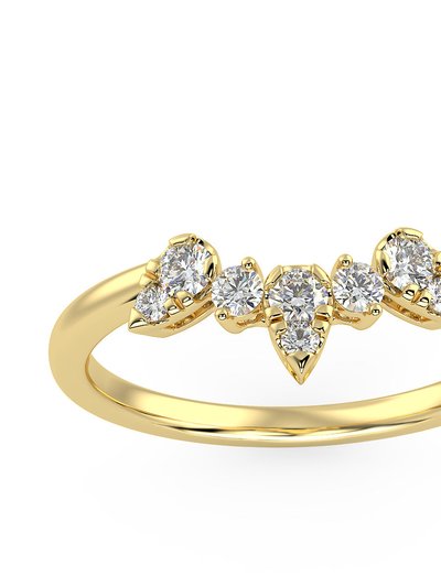 Brilliant Carbon Supernova Band In Yellow Gold (0.15 Ct. Tw.) product