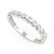 Vega Bezel Band In White Gold - 0.10 Ct. Tw.