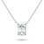 Midnight Emerald Necklace - White Gold - White Gold