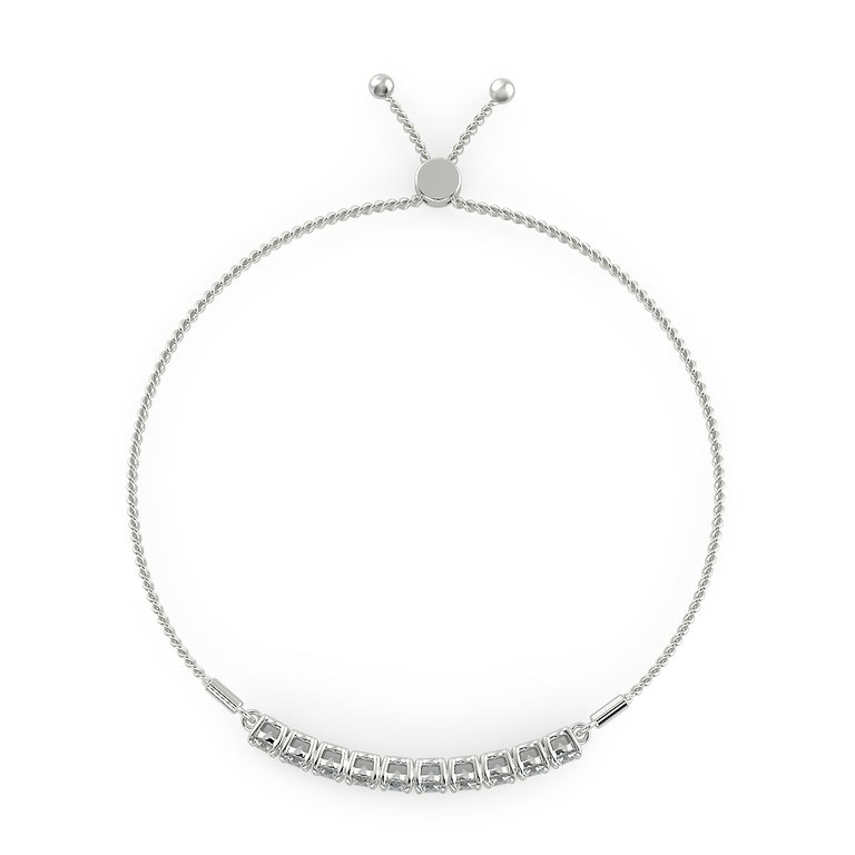 River Of Light Bracelet In 14K White Gold (1.00 Ct. Tw.)