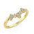 Supernova Band In Yellow Gold (0.15 Ct. Tw.)