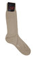 Men's 100% Cotton Taupe Socks - Beige