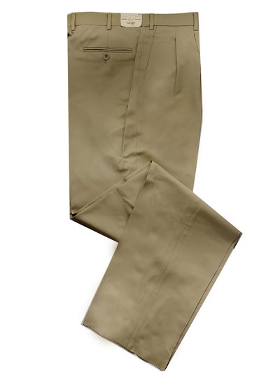 Brioni Men's Cannes Khaki Cotton Pants product
