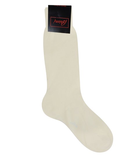 Brioni Men's Ivory Socks Solid product
