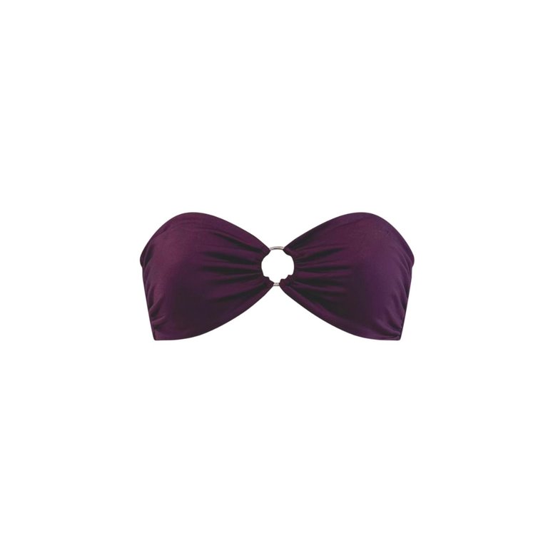 Delilah Top In Merlot - Merlot